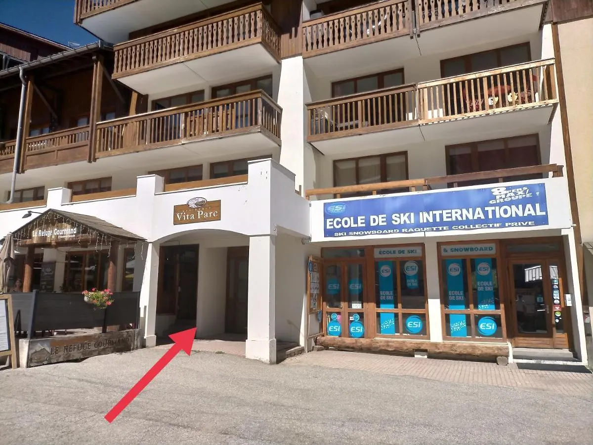Valfrejus Studio 19M2 Cosy 60 M Des Pistes Draps Non Compris Modane France